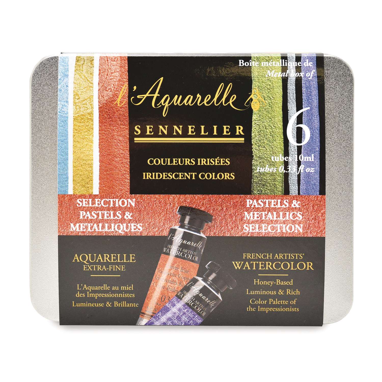 Sennelier Extrafeine Aquarellfarben Sets Irisierende Farben